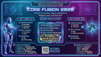 Core Fusion 2026 National Level Technical Fest Poster